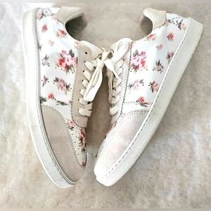 Loeffler Randall pink floral sneakers Keely